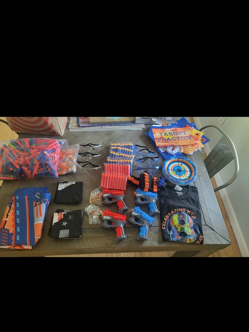 Nerf Dart Blaster Party Set Decorations